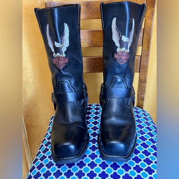 HarleyDavidson Shoes Harley Davidsonlimited Editionraremens Leather Riding Boots Size 12